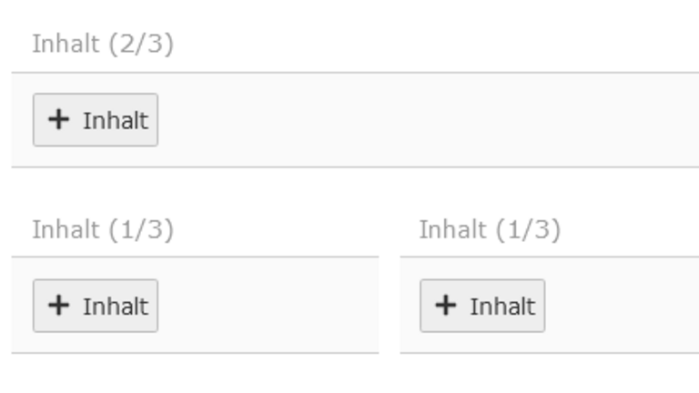Inhaltselement hinzufügen