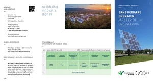 Flyer Master Erneuerbare Energien 