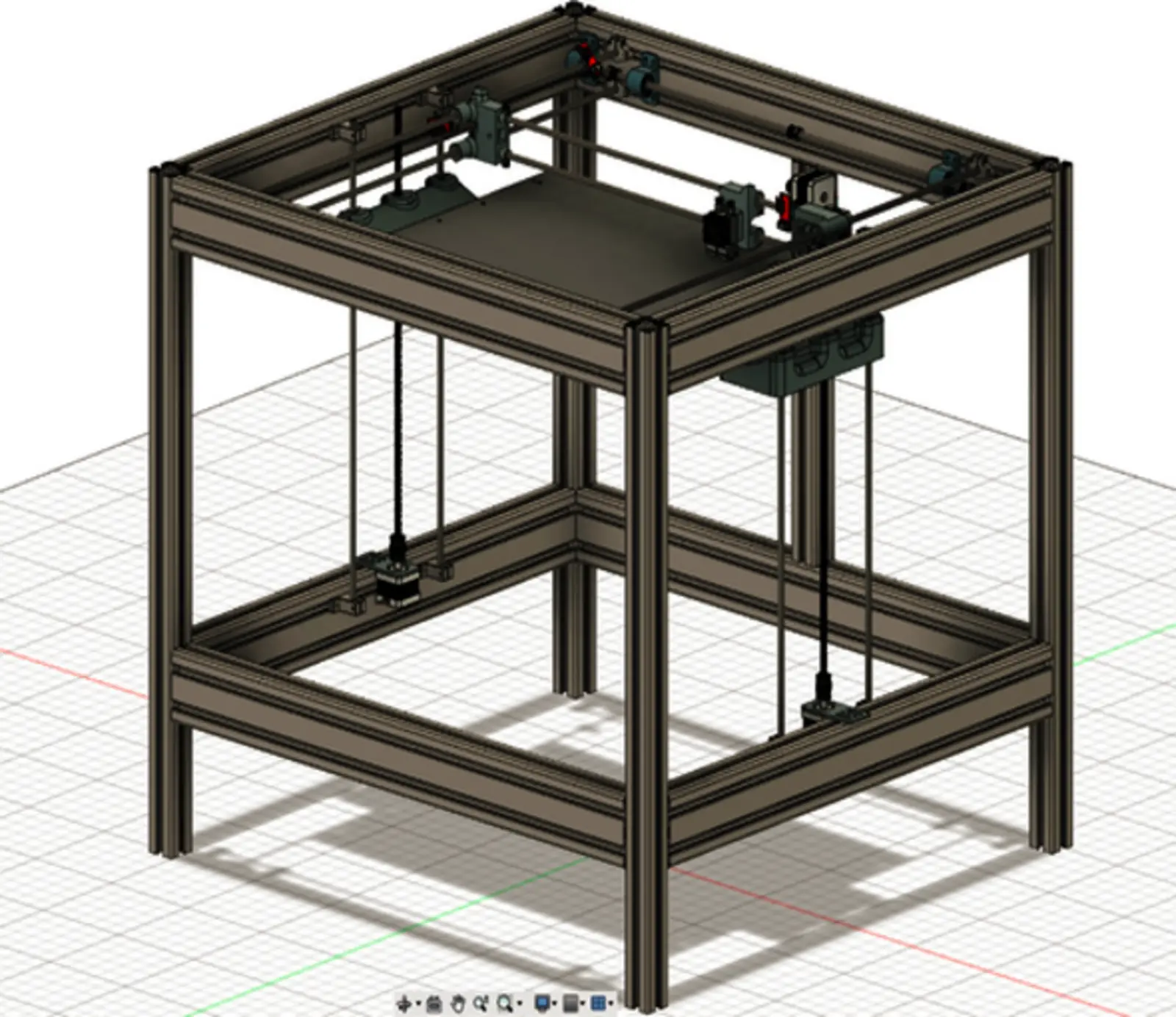 3D-Modell des 3D-Druckers 3D-Modell des 3D-Druckers