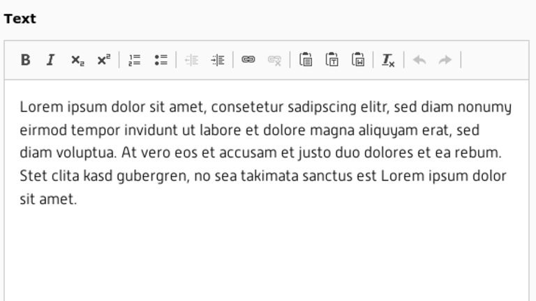 Rich-Text Editor