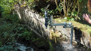 Hochwasserpegel selbstgebaut