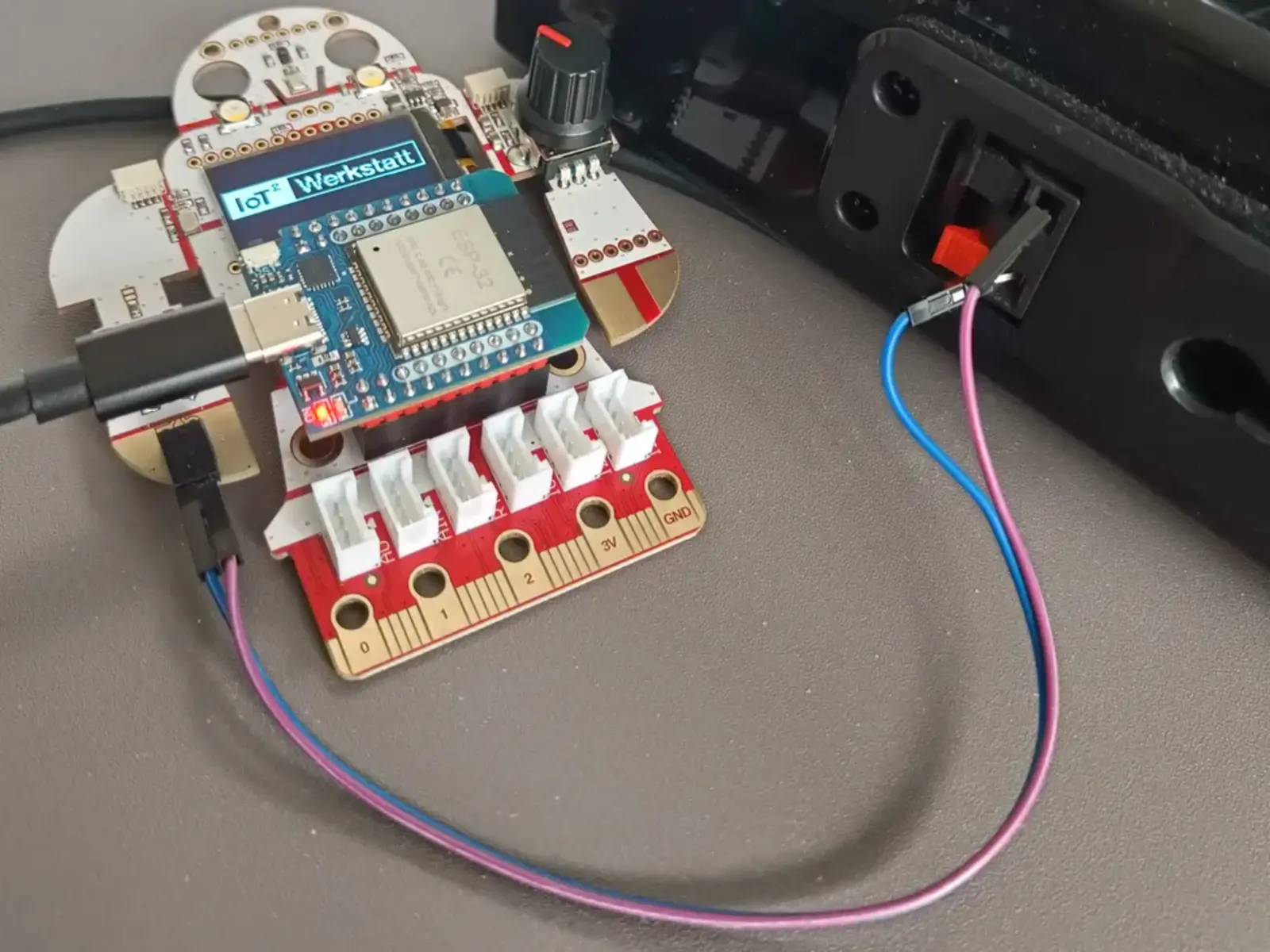Anschluss Lautsprecher an den Mikrocontroller