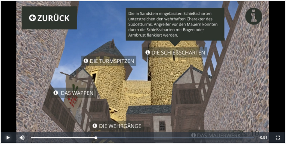 Screenshot der Frauenburg Screenshot der Frauenburg