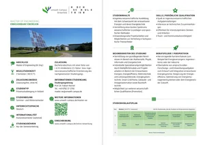 FactSheet Master Erneuerbare Energien