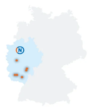 RENN.west Karte RENN.west Karte von Deustschland mit eingetragenen Regionen
